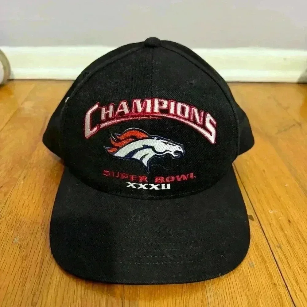 Denver Broncos NFL Super Bowl XXXII 32 Champions 1998 Cap Hat SnapBack 90s
